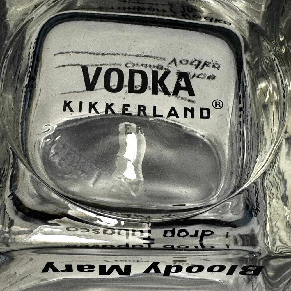 Kikkerland Bartending Rocks‎ Glasses Set of 2 & 8 Recipes